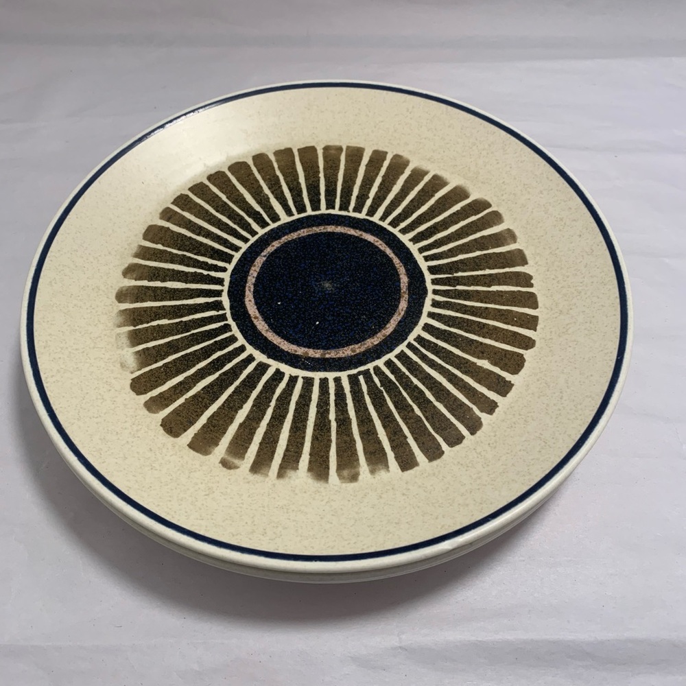 Lenox Temperware PERCUSSION Stoneware Dinner Plate 10” VTG Boho EUC